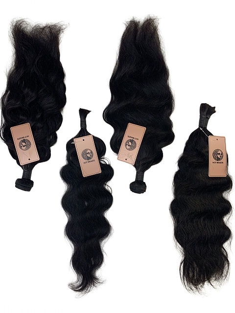 Spanish Wavy -Reusable The Hybrid Glam Kit-Braiding w/ Weft Hair Combo
