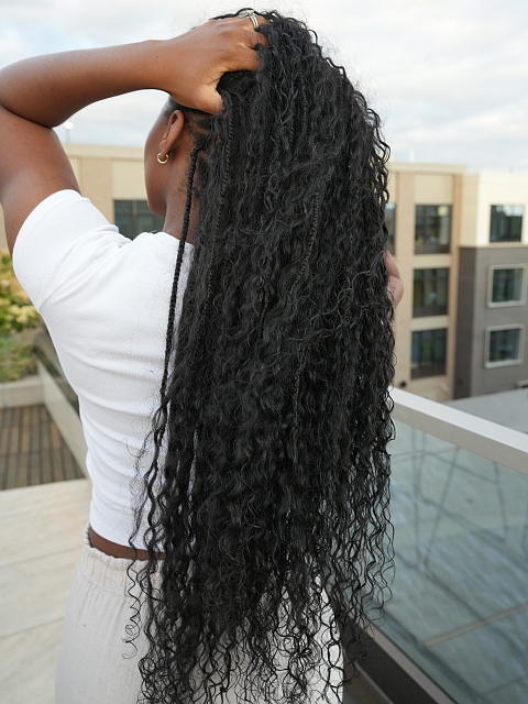 Semi Curly - Bulk Human Hair - Loose/Braids