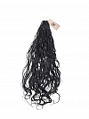 Pre-Looped Crochet Mermaid Boho Box Braids With Loose Wave Human Hair