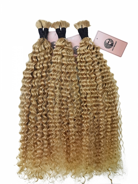 Golden Blond French Refined - Bulk Human Hair - Loose/Braids