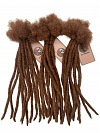#30 Caramel Brown Standard Human Hair Loc Extensions