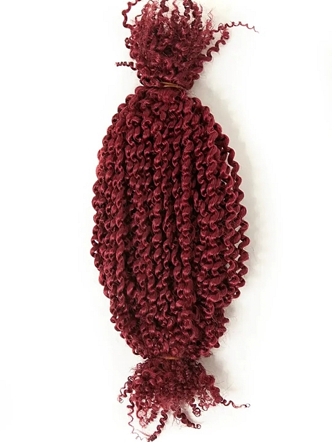 Burgundy Spring Twist- Bulk Human Hair - Loose/Twists