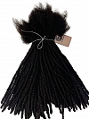 Textured Interlocked Human Hair Loc Extensions