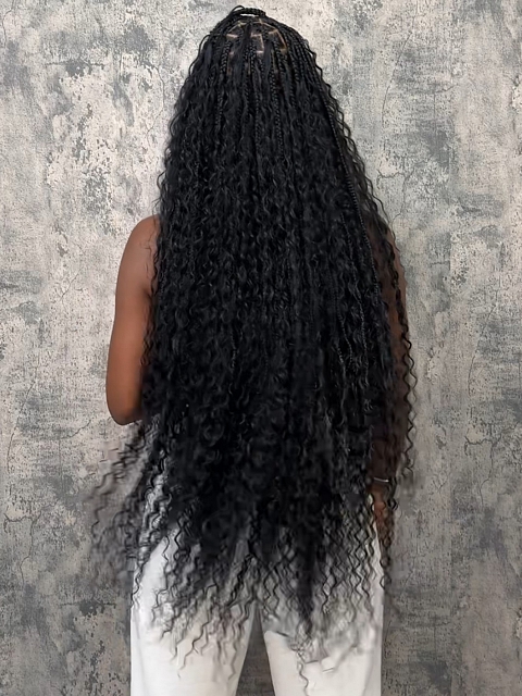 Semi Curly - Bulk Human Hair - Loose/Braids