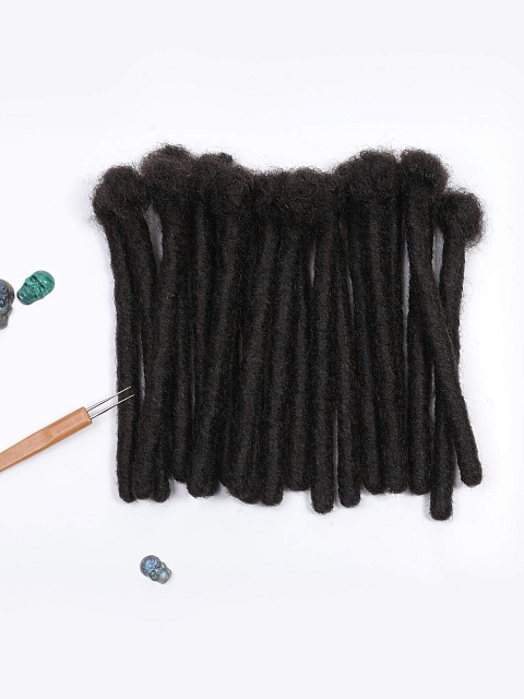 Large Standard Human Hair Loc Extensions