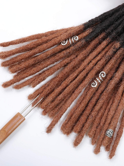 Ombre T1B/30 Standard Human Hair Loc Extensions