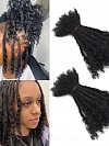 Best Seller 100%  Human Hair Curly Loc Extensions Natural Look Hairstyles Lisa Locs Extensions for Black Women