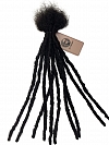 Textured Interlocked Human Hair Loc Extensions
