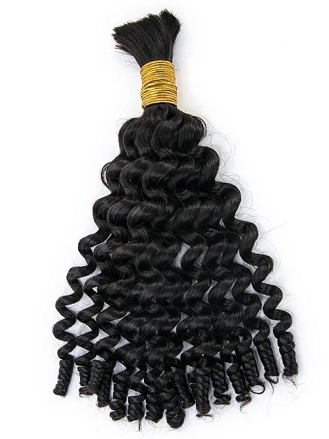 Spiral Curly - Bulk Human Hair - Loose/Braids