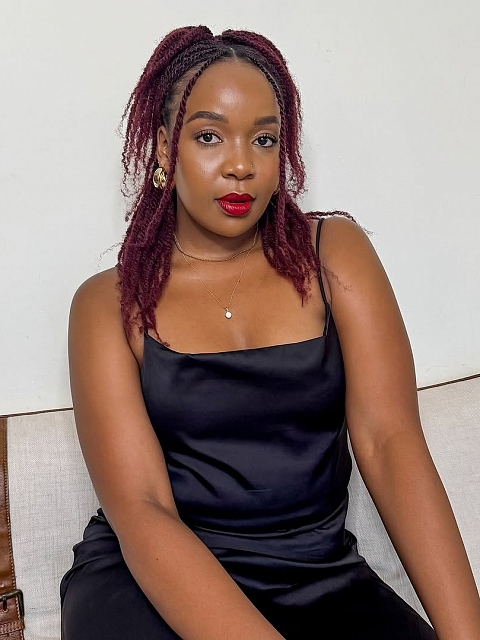 Burgandy-Tight Afro Kinky - Bulk Human Hair - Dreadlocs/Twists