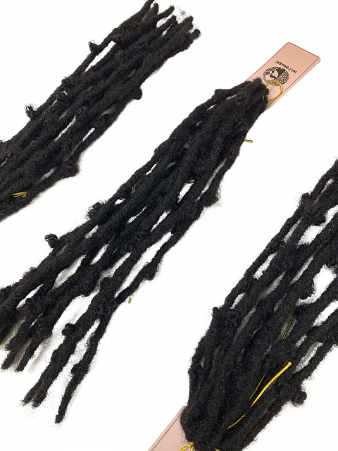 Premium Tangle-Free 100% Human Hair Crochet Locs –Butterfly Locs– Pre-Looped for DIY Instant Install – Ultra-Thin 0.6cm Lightweight Texture