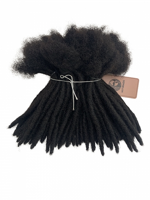 Natural Black Standard Classic Human Hair Loc Extensions