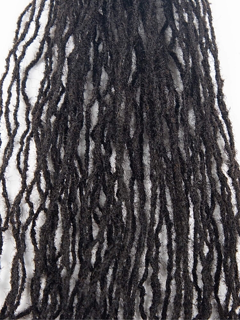 Handmade Ultra-Thin 0.1cm Locs Sisterlock Extensions 100% Human Hair