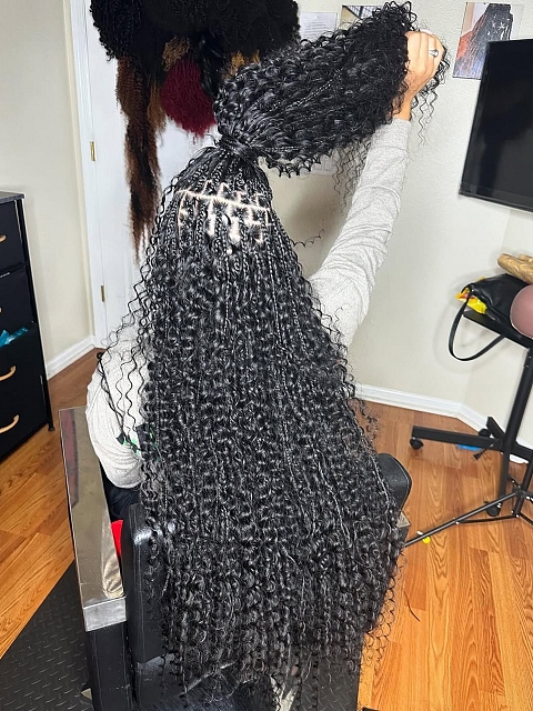 Bohemian Curl - Bulk Human Hair - Loose/Braids