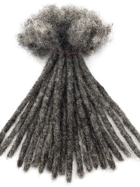 Dreadlocks Extensions 100% Soft Natural Afro Kinky Locs Extension Human Hair Crochet Dreadlock