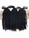 Hand-made Kinky Curly Crochet Human Hair Extension