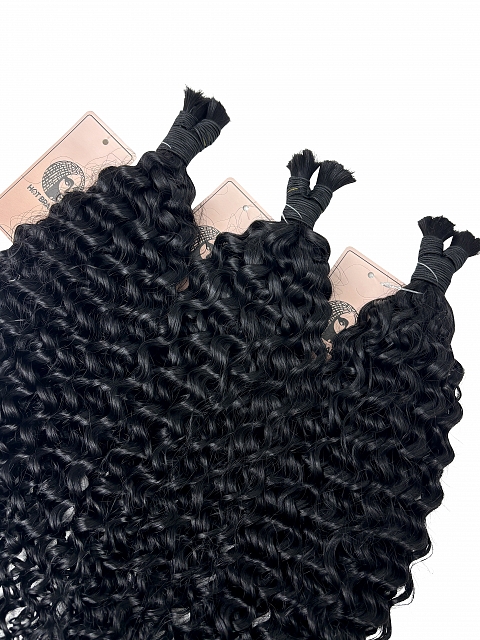 Semi Curly - Bulk Human Hair - Loose/Braids