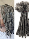 Dreadlocks Extensions 100% Soft Natural Afro Kinky Locs Extension Human Hair Crochet Dreadlock