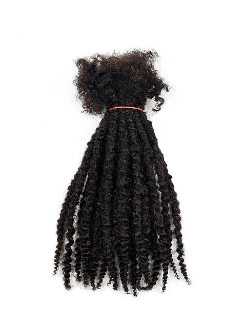 Fashion Extensions 100% Human Hair Dreadlocks Curly End Not Easy Break Texture Locs for Rock&Roll