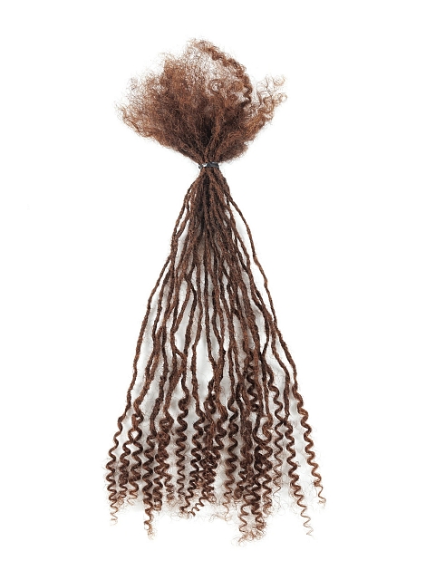 100% Human Hair 4# Sister Locks Extensions Soft Interlocs for Crochet