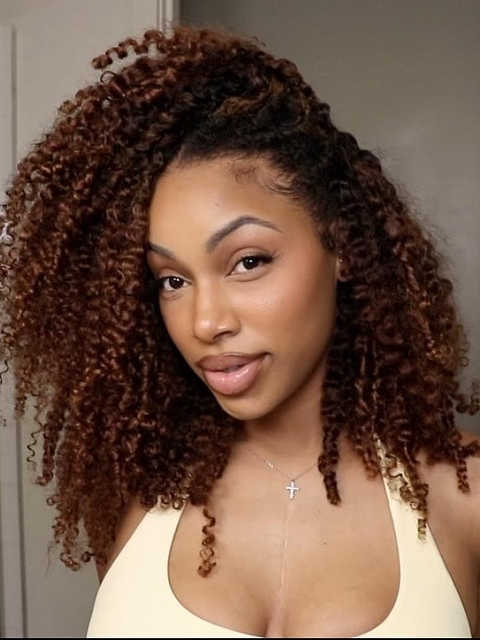 Ombre Color - Reusable Upgrade Crochet Human Hair - HBCH012