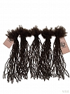 Handmade Dark Brown MicroLoc SisterLoc Human Hair Loc Extensions