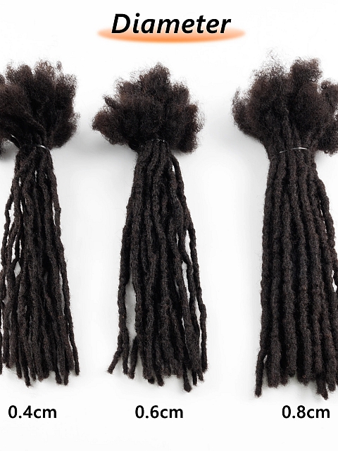 Interlocked Natural and Flexible Dreadlocks Extension in Different Colors