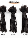 Interlocked Natural and Flexible Dreadlocks Extension in Different Colors