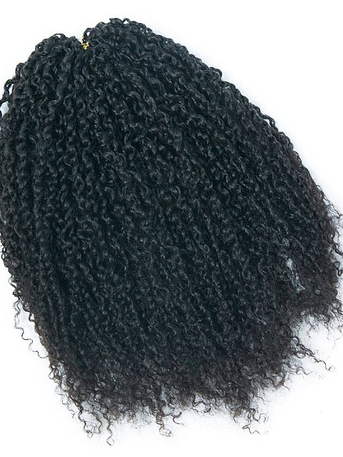 Hand-made Yanky Twists Crochet Human Hair Extension