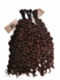 Dark Auburn Soft Wavy - Bulk Human Hair - Loose/Braids