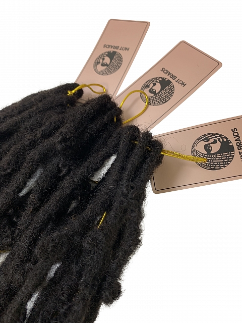 Premium Tangle-Free 100% Human Hair Crochet Locs –Butterfly Locs– Pre-Looped for DIY Instant Install – Ultra-Thin 0.6cm Lightweight Texture