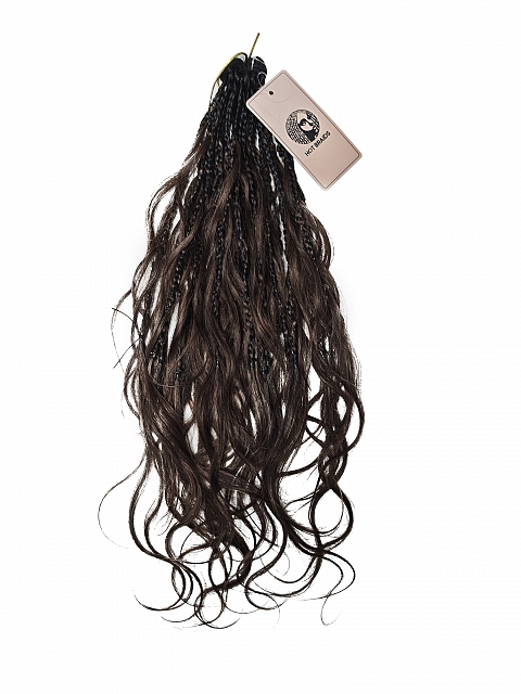 #T1B4 Color Crochet Boho Box Braids