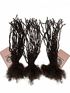 Handmade Dark Brown MicroLoc SisterLoc Human Hair Loc Extensions