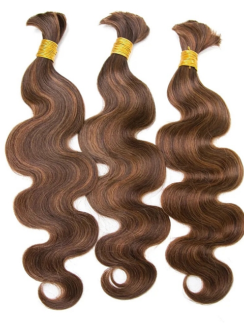 Mix Color Body Wave - Bulk Human Hair - Loose/Braids
