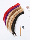 Virgin Hair Extensions Dreadlocks Crochet Braiding Hair Dreads Locs Extensions for Rock Roll Hip Hop People