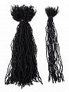 100% Human Hair 350&30# Sister Locks Extensions  Soft Interlocs for Crochet