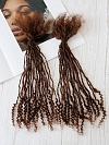 100% Human Hair 4# Sister Locks Extensions Soft Interlocs for Crochet