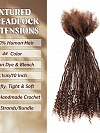 100% Human Hair 4# Sister Locks Extensions Soft Interlocs for Crochet