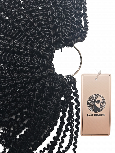 Hand-made Yanky Twists Crochet Human Hair Extension