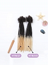 Ombre Micro Locs Extensions Human Hair 0.2cm Thickness Sister Locs