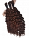 Dark Auburn Soft Wavy - Bulk Human Hair - Loose/Braids