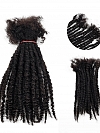 Fashion Extensions 100% Human Hair Dreadlocks Curly End Not Easy Break Texture Locs for Rock&Roll