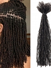 Wholesale Factory Direct  Micro Locs Real Human Hair Dreadlocks Extension Loc Extensions Dreadlock Naturel