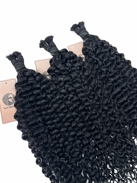 Semi Curly - Bulk Human Hair - Loose/Braids