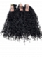 Pre-looped Crochet Boho Locs with Human Hair Curls