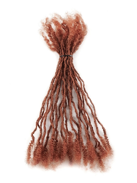 100% Human Hair 350&30# Sister Locks Extensions With s Soft Interlocs for Crochet