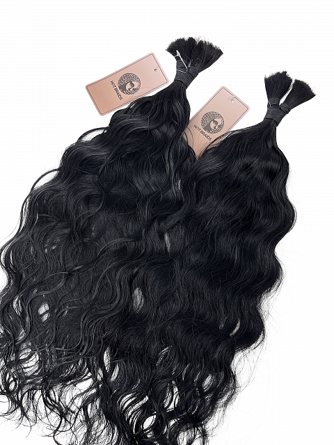 Spanish Wavy - Bulk Human Hair - Loose/Braids