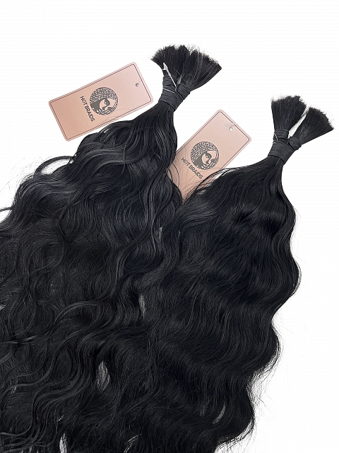 Spanish Wavy - Bulk Human Hair - Loose/Braids