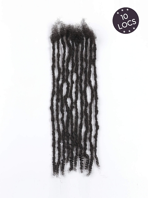 Ombre Honey Tips Textured Human Hair Loc Extensions