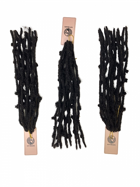 Premium Tangle-Free 100% Human Hair Crochet Locs –Butterfly Locs– Pre-Looped for DIY Instant Install – Ultra-Thin 0.6cm Lightweight Texture